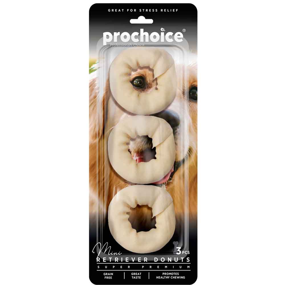 Pro Choice Donut Köpek Ödül Kemiği 9 Cm 3’lü